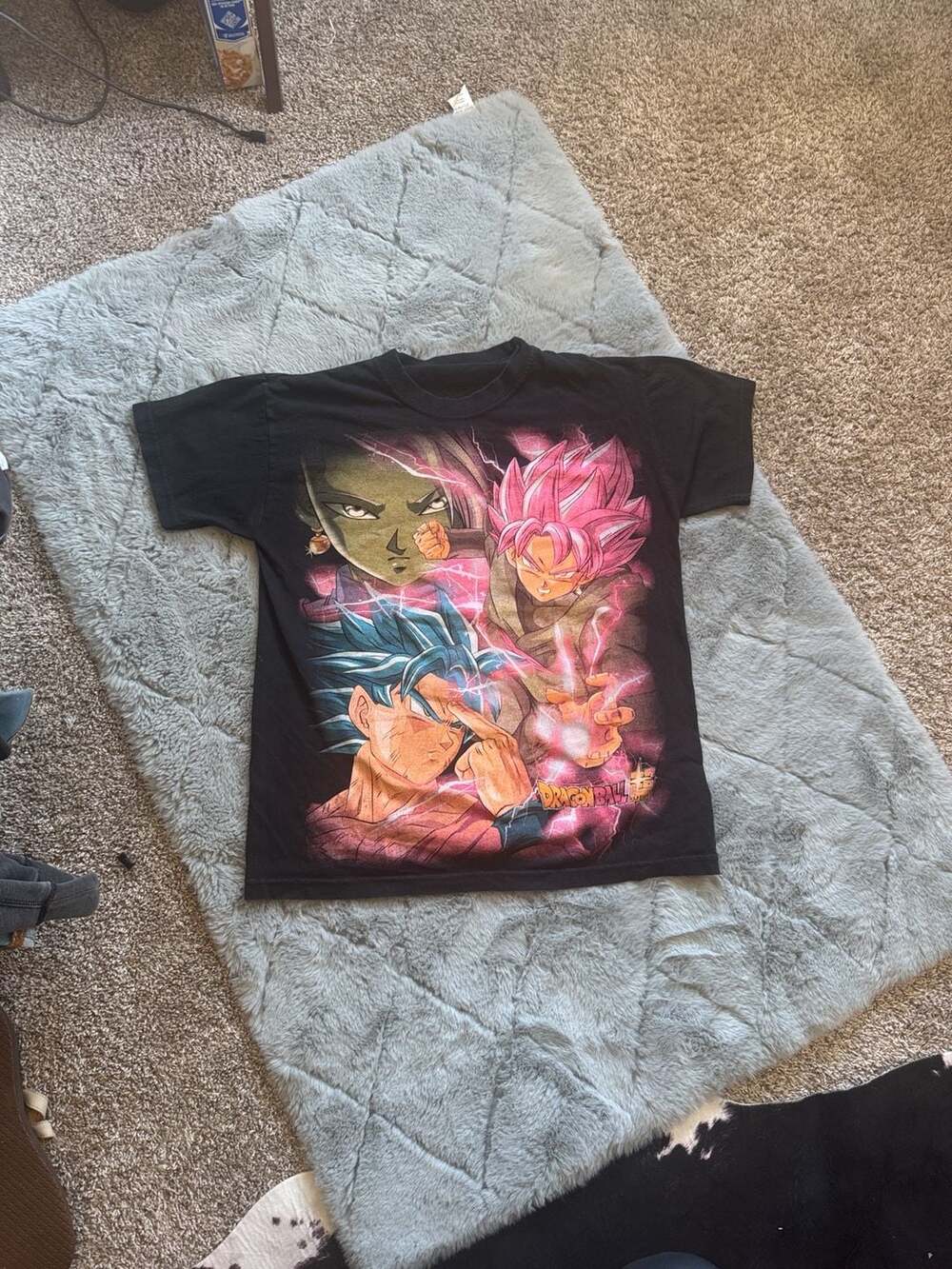 Dragon Ball Super Graphic Print T-Shirt Black